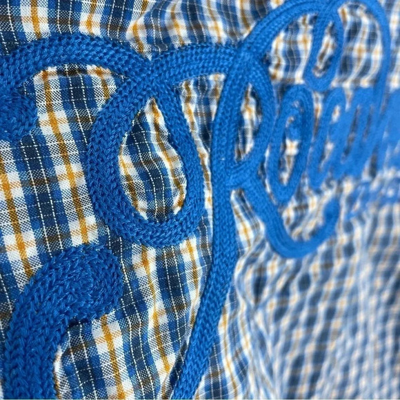 Rocawear Shirt Button Down Long Sleeve Mens Size XL embroidered 0405 - Picture 8 of 9